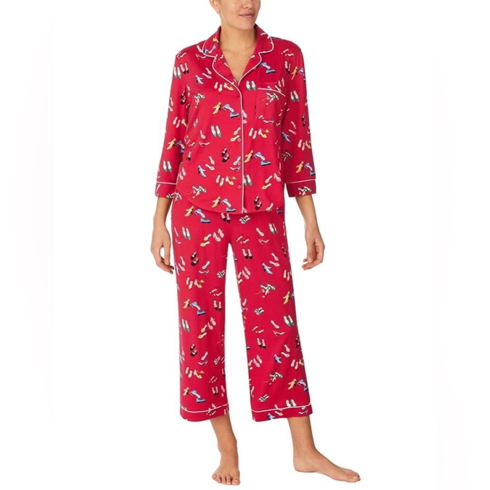 Kate Spade Pajama Set with Shoe Print